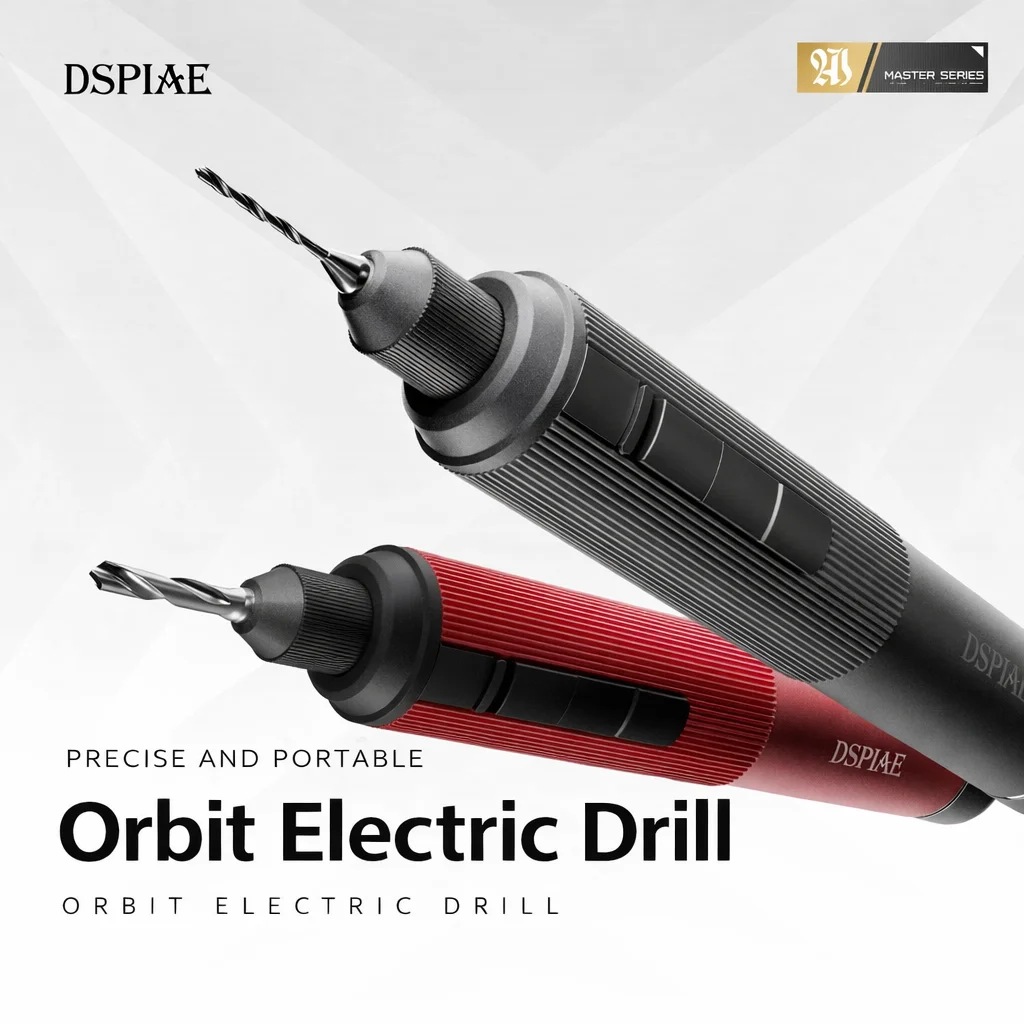 DSPIAE AT-ED01 Orbit Electric Hand Drill Screwdriver for Gunpla Plastic Wooden Soft Metal Drilling Model DIY Assembly Hobby Tool