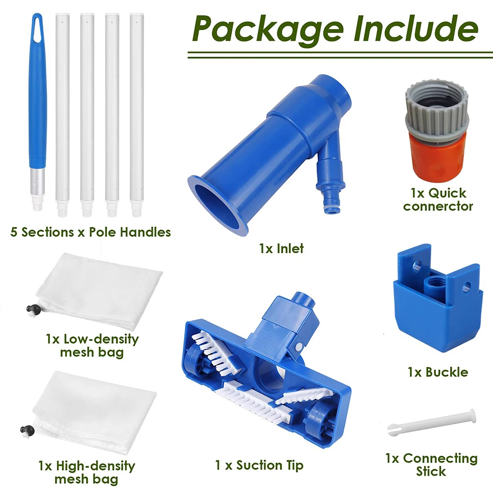 Pool Vacuum Cleaning Kit Brush Hot Spring Vacuum Cleaner Pool Clean Bottoms Net For Pool Filter Skimmer Pools Products Tool