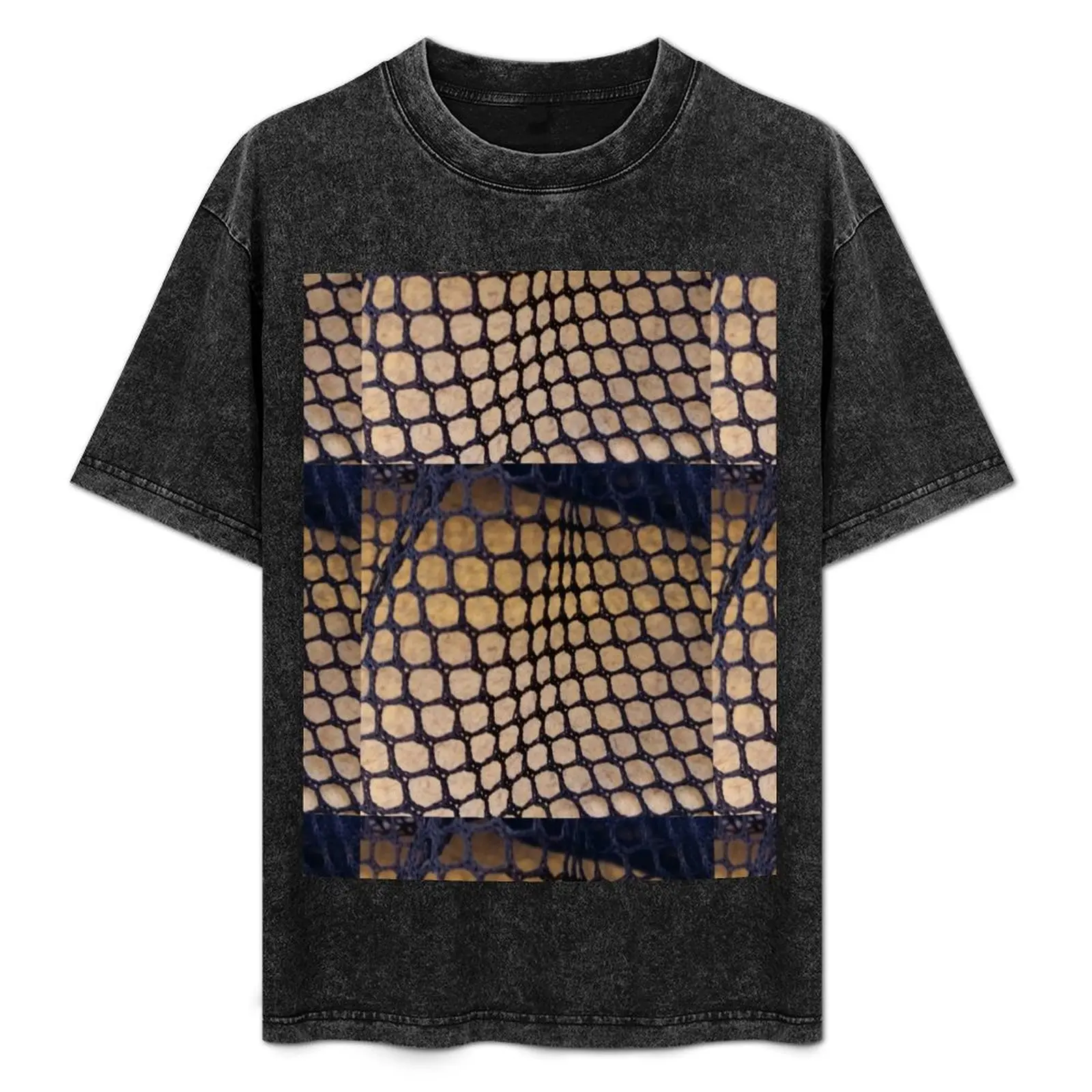 

Meshing around T-Shirt Vintage Print Crew Neck Tee