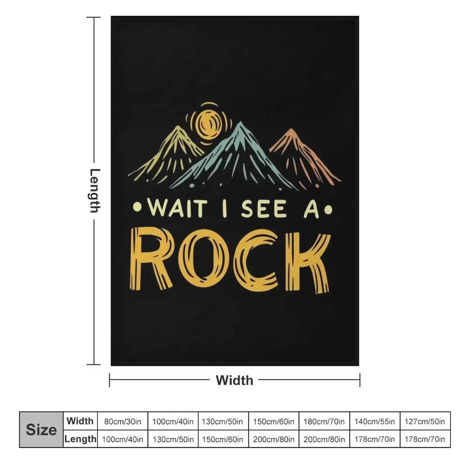 Geology Geologist Rockhound Rockhounding Retro Throw Blanket couch cozy soft plush fuzzy picnic outdoor blanket