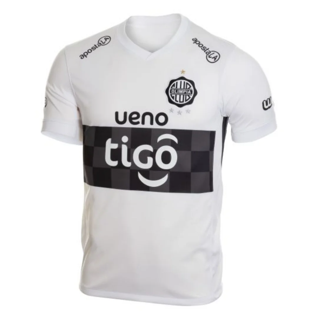 Camiseta de Fútbol Olimpia Asunción Temporada 25-26, Uniforme de Entrenamiento, Ropa Deportiva de Verano para Hombre, Niño y Mujer, Camiseta de Surf ﻿