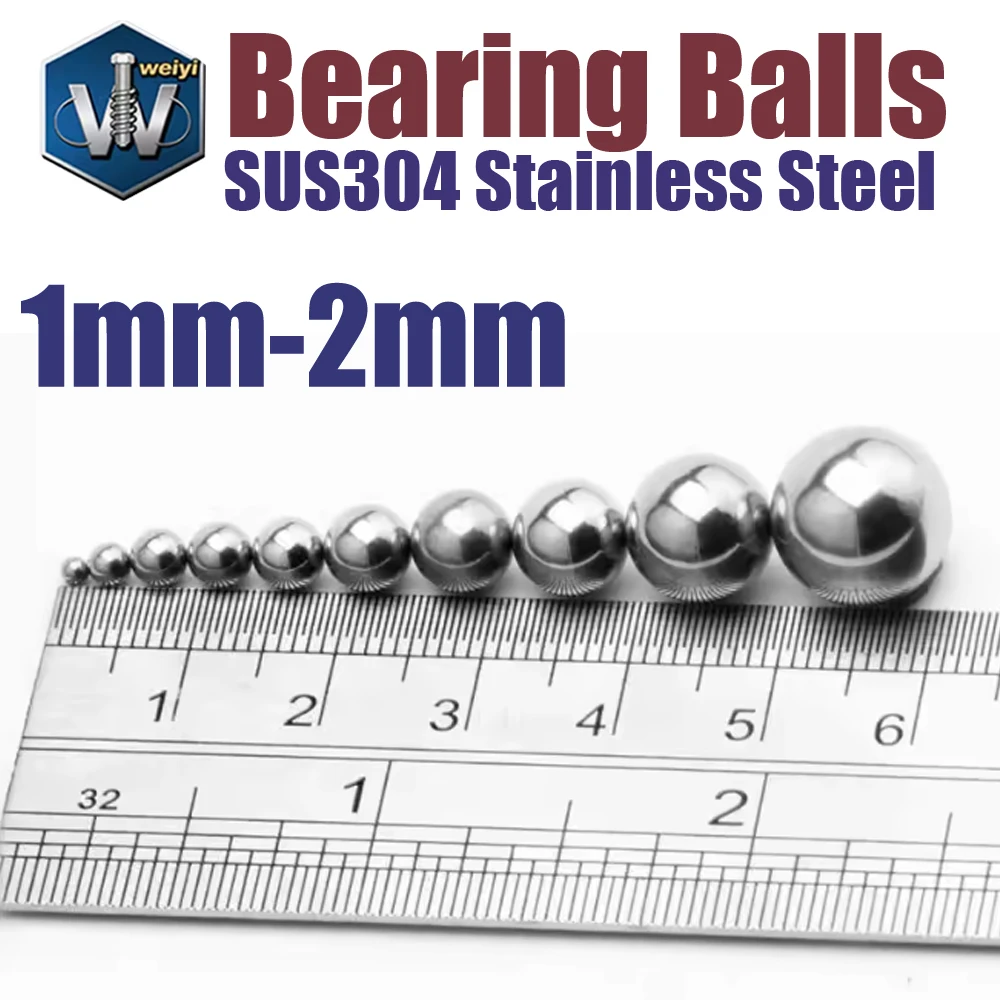 Weiyi Dia Lagerkugeln Neue Hochwertige SUS304 Edelstahlkugeln Durchmesser 1mm-12mm Präzisionslagerkugeln G100 HRC für Lager – Detail 1
