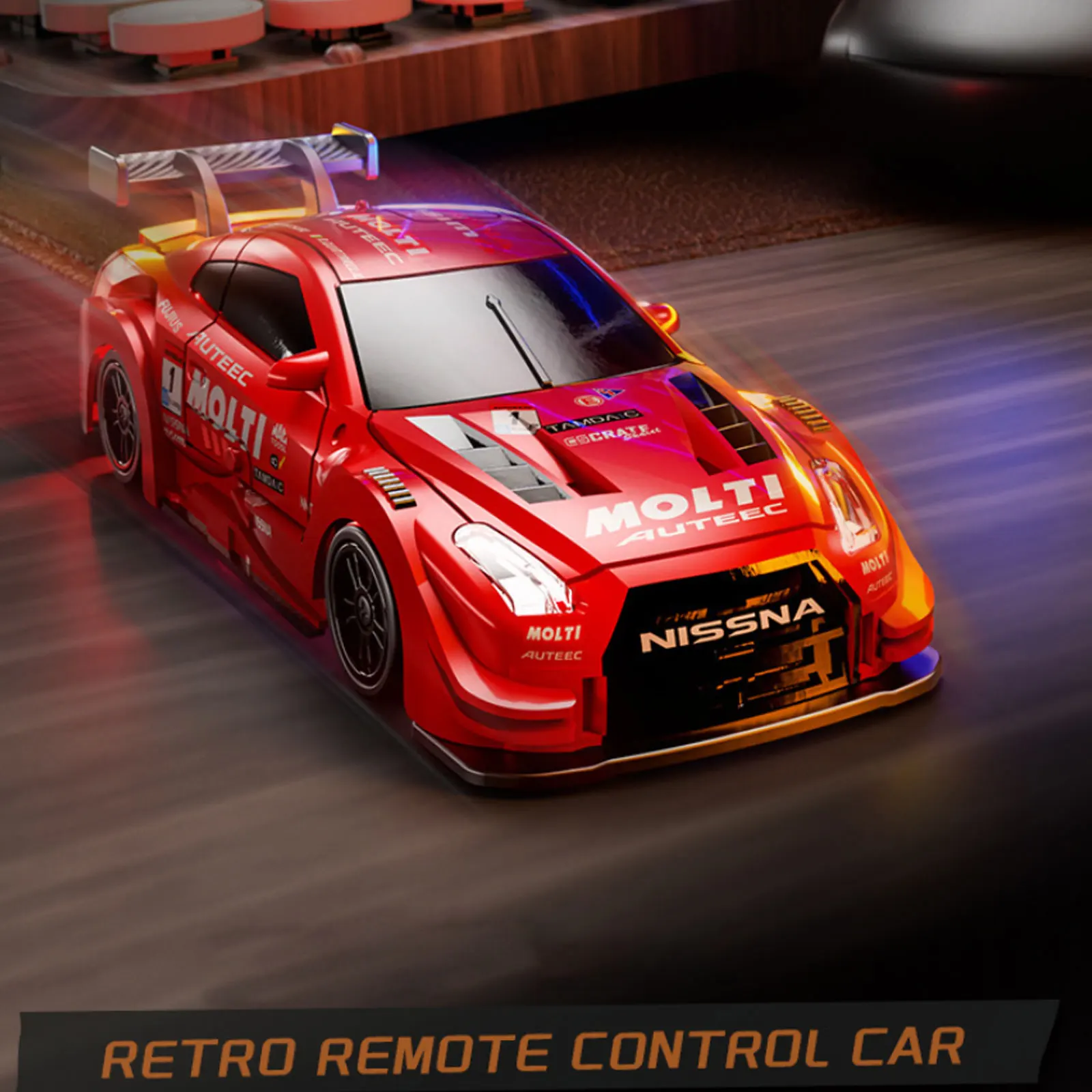 

Радиоуправляемая дрифт-машина 1/43 Gyro 2.4G 4WD – миниатюрный гоночный автомобиль RTR со стабилизированным управлением, светодиодными фарами и высокоскоростным мотором для любителей