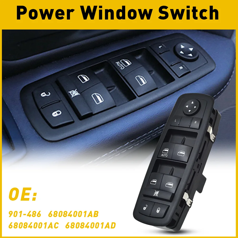 Master Control Power Window Switch For Dodge Journey 2016 2015 2014 2013 2012 2011 AUTO Power lifter Window Switch 68084001AB