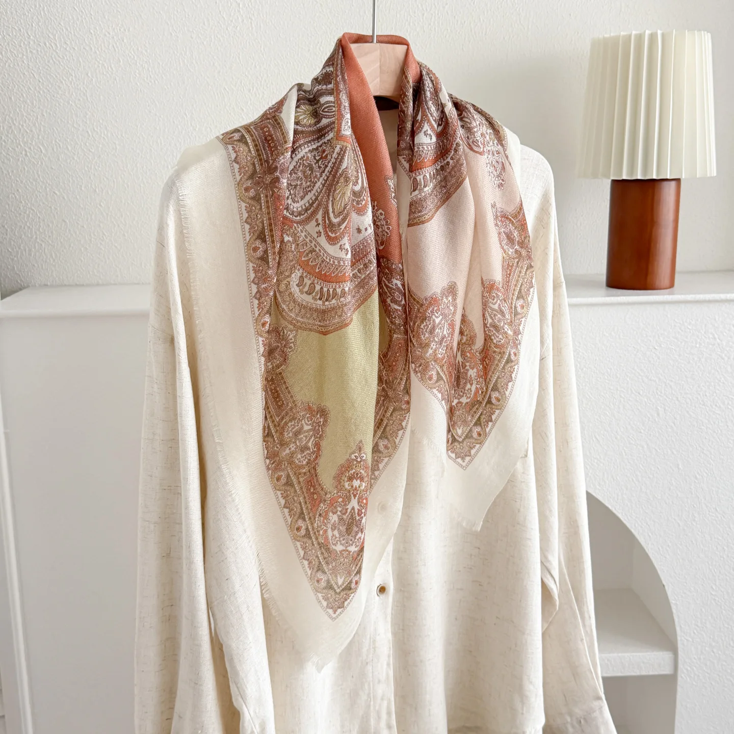 Retro New 100% Cashmere Square - đánh giá và giá Shawl Wrap Winter