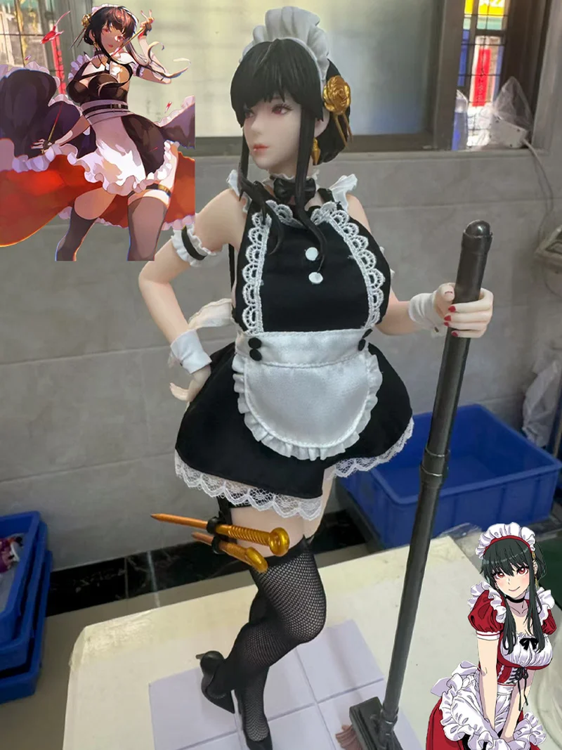 متوفر في المخزون جاسوس x Family Yor Forger 36 سنتيمتر أنيمي فتاة الحمام خادمة التصميم البلاستيكية عمل الشكل لعبة Gk حلية نموذج المقتنيات هدية #1