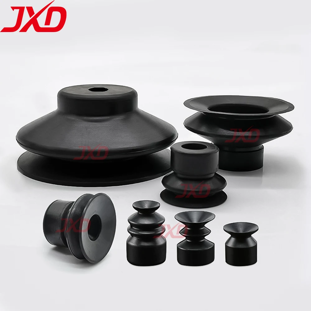 Tianxing Type JXD SP/DP/MP Series S04/06/08/10/12/15/20/25 Black ESD Pneumatic Vacuum Suction Cup, Small-Head Anti-Static Sucker