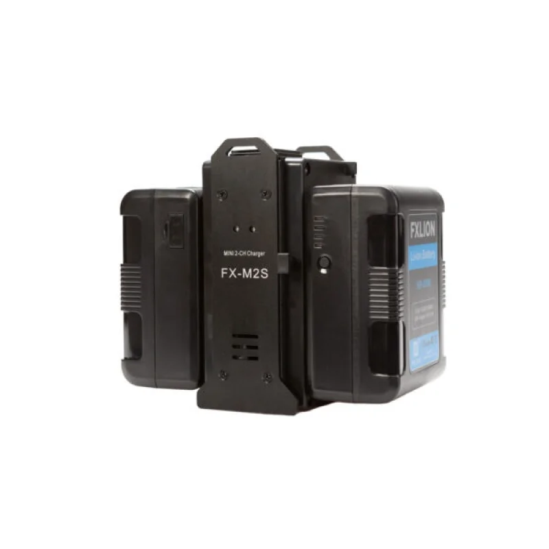 FIXLION pengisi daya Mini FX-M2S FX-M2A, pengisi daya baterai dudukan emas 2 CH 16.8V / 2A V