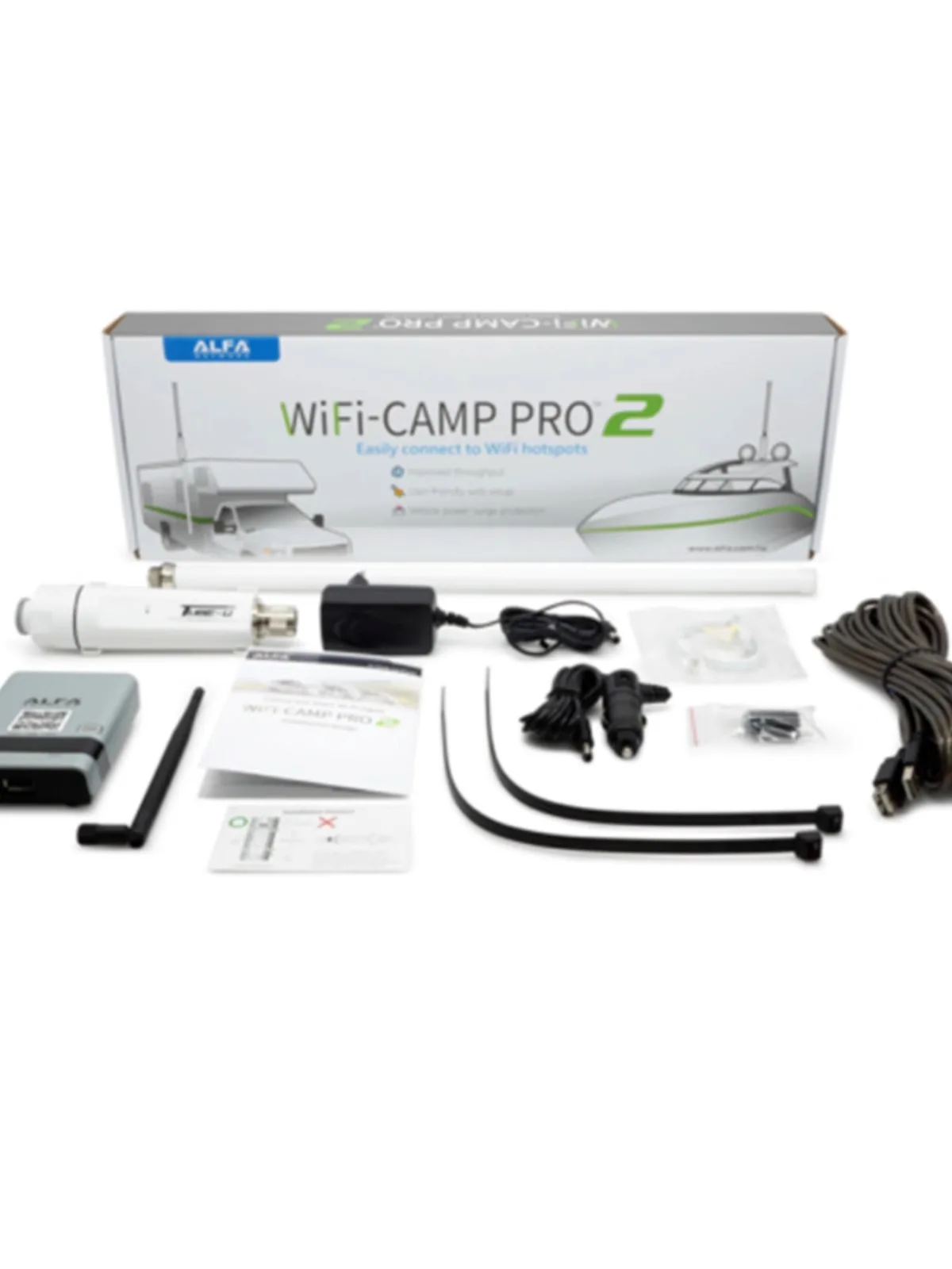 Made in Taiwan original authentic ALFA WIFI CAMP PRO 2 WIFI 2.4G signal amplifier wireless network card