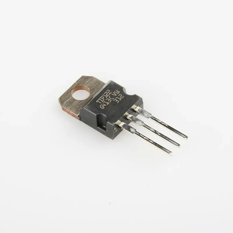 10PCS Original TIP122 5A/100V NPN Darlington transistor, three-terminal voltage regulator, packaged TO220 imported