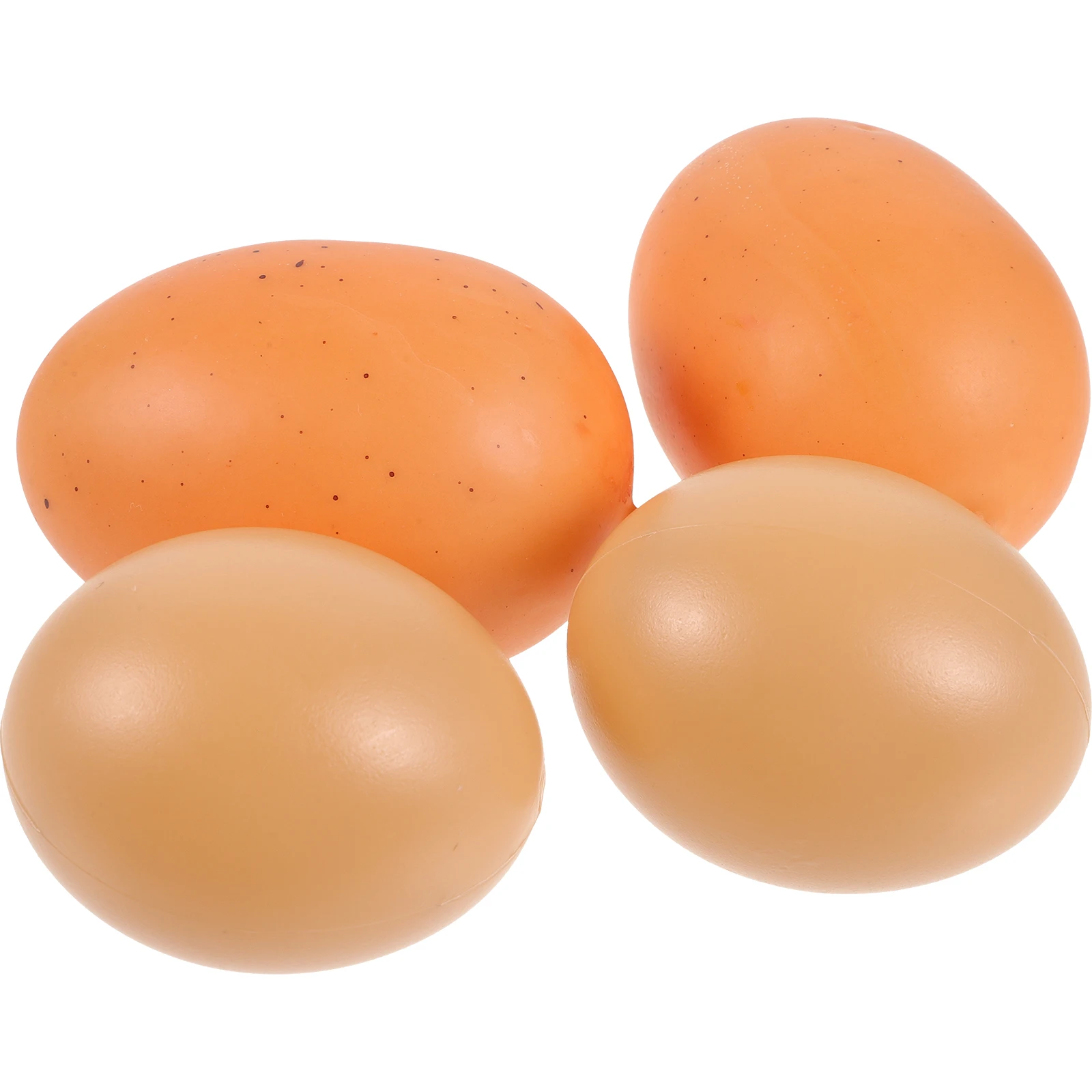 4 Pcs Simulated Egg Ornaments Fake Eggs Artificial Cute Creative Decor Filler Craft Foam Imitation