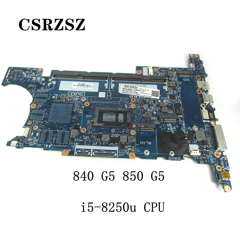 

CSRZSZ For HP Elitebook 840 G5 850 G5 Laptop motherboard L15516-001 6050A2945601 with i5-8250u CPU Test all functions 100%