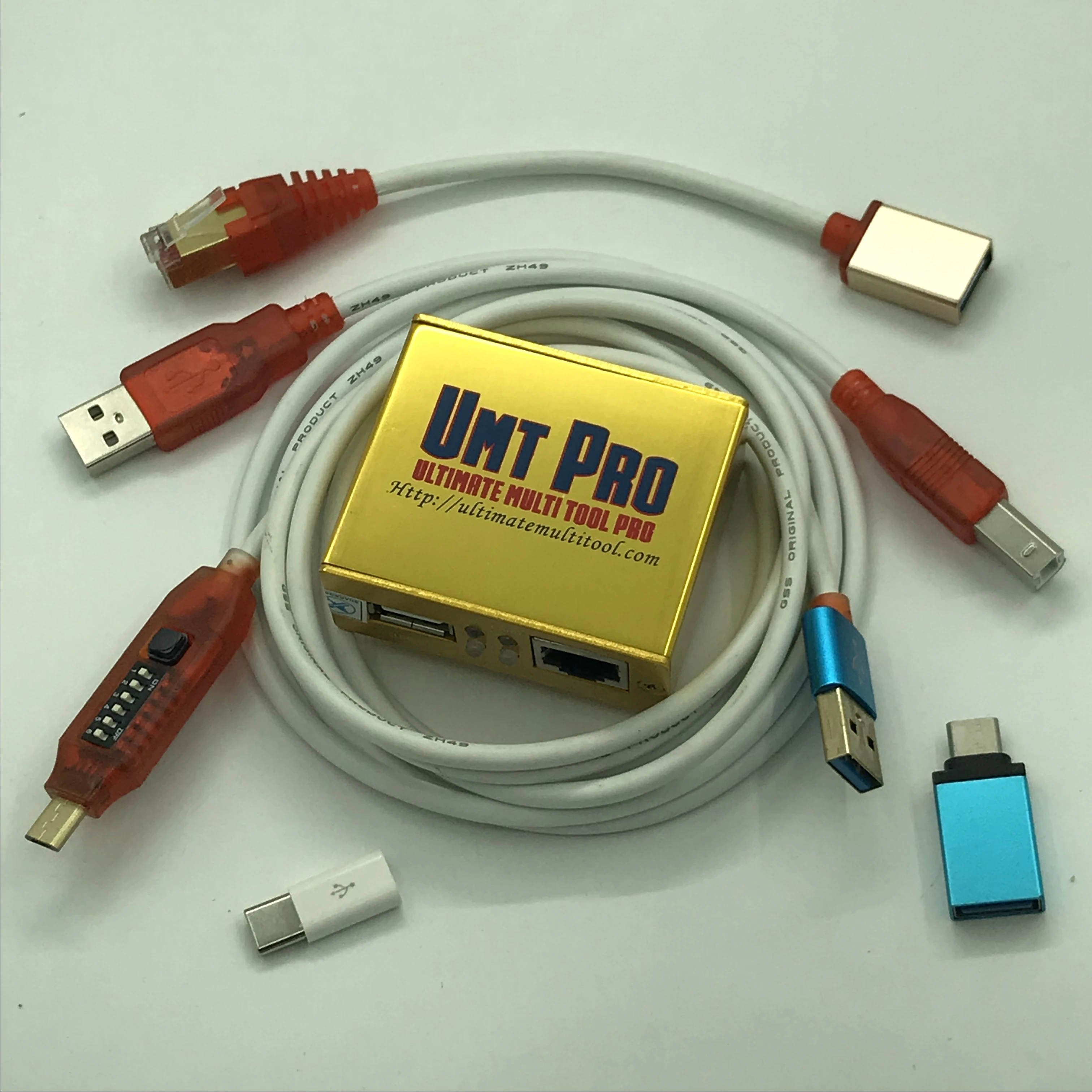 GSMJUSTONCCT-UMT Pro Box, AVB Box, 2in 1 Box, UMF All Boot Cables, Newest