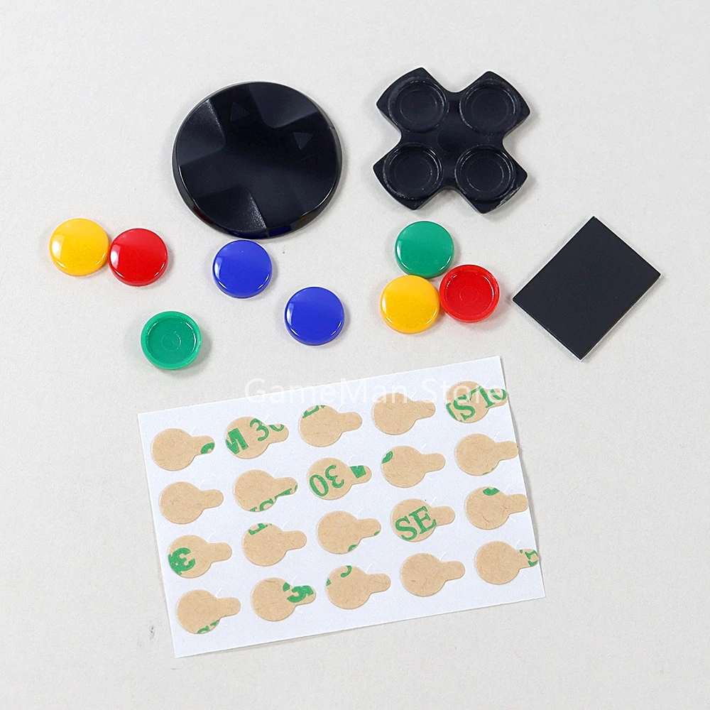 1 مجموعة لنينتندو سويتش 2 D-pad Move مفتاح الصليب ABXY زر ملصق قبضة غطاء تغليف ل Switch2 زر ملصق مجموعة