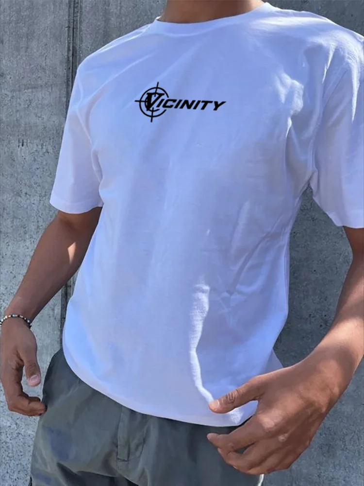 Men Tshirt Oversized Cotton Letter Tees Y2k Tops Kpop Streetwear Korean Fashion Short Sleeve Harajuku Graphic Aesthetic Clothing image 5