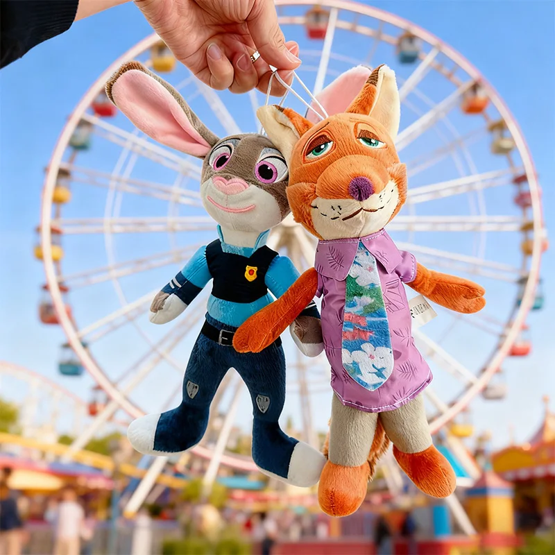

Disney Zootopia Cartoon Anime Plush Toy Fox Nick Wilde Rabbit Judy Hopps Doll Soft Stuffed Animals Toys Kids Xmas birthday Gifts