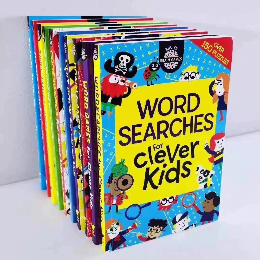 Smart Kids Series 10 English Picture Book for Children's Logic and Mathematical Reasoning Training