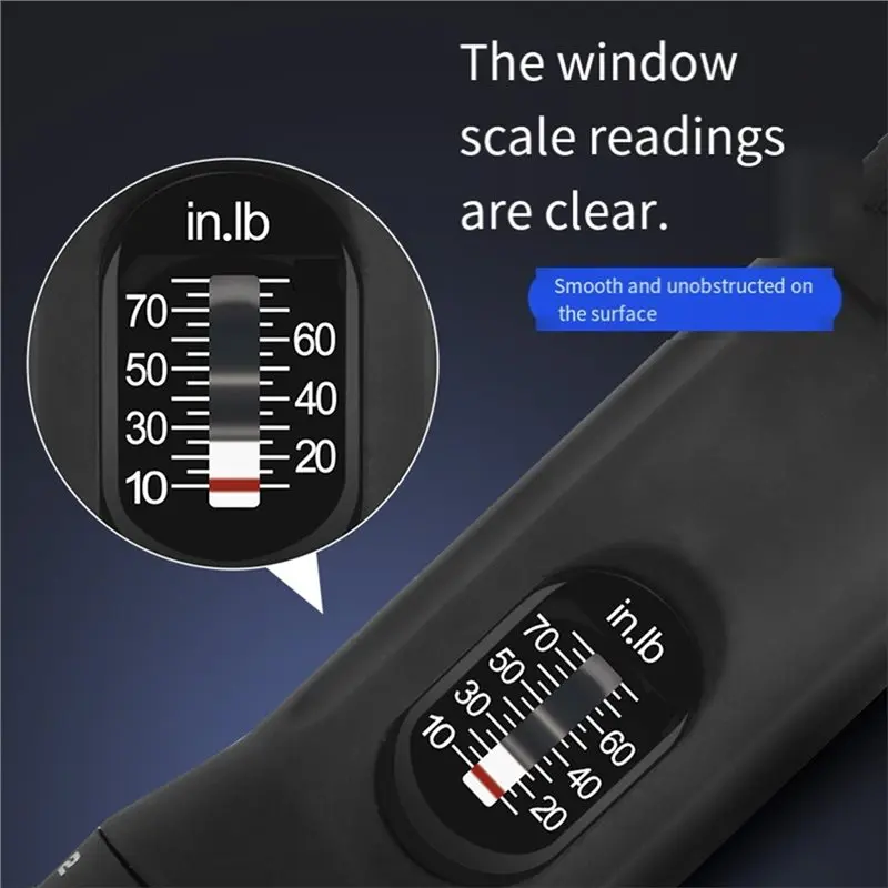 【now-save】torque-wrench-driver-screwdriver-1-4-drive-10pcs-bits-set-with-10-to-70-in-lbs-range