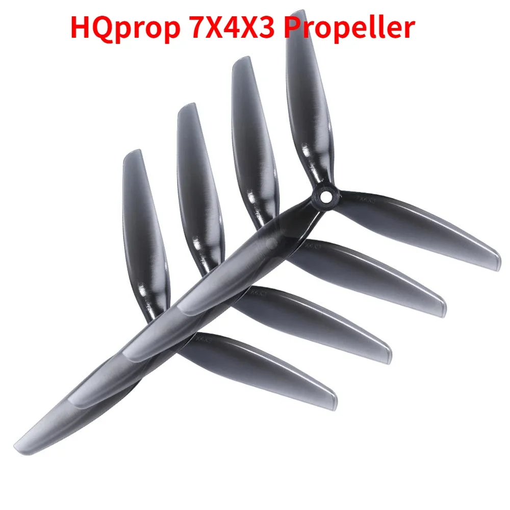 

20pcs/10pairs HQ Prop 7X4X3 7040 7inch 3 blade/tri-blade Propeller prop compatible 2806.5 motor for FPV Drone part