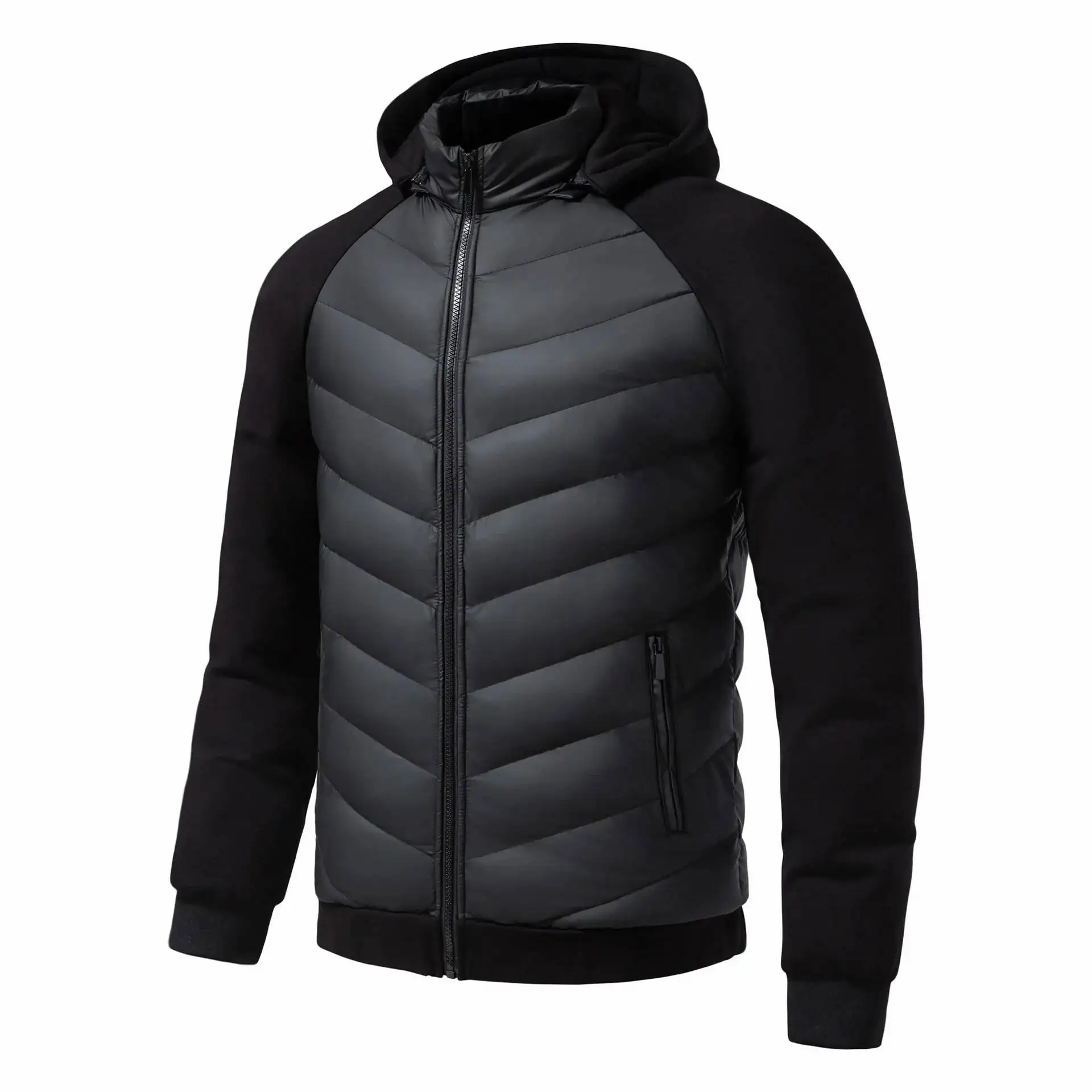Lightweight Cotton Jacket Casual Loose Men's All-Match Hoodie Winter Fashion Outerwear Comfortable Breathable Streetwear