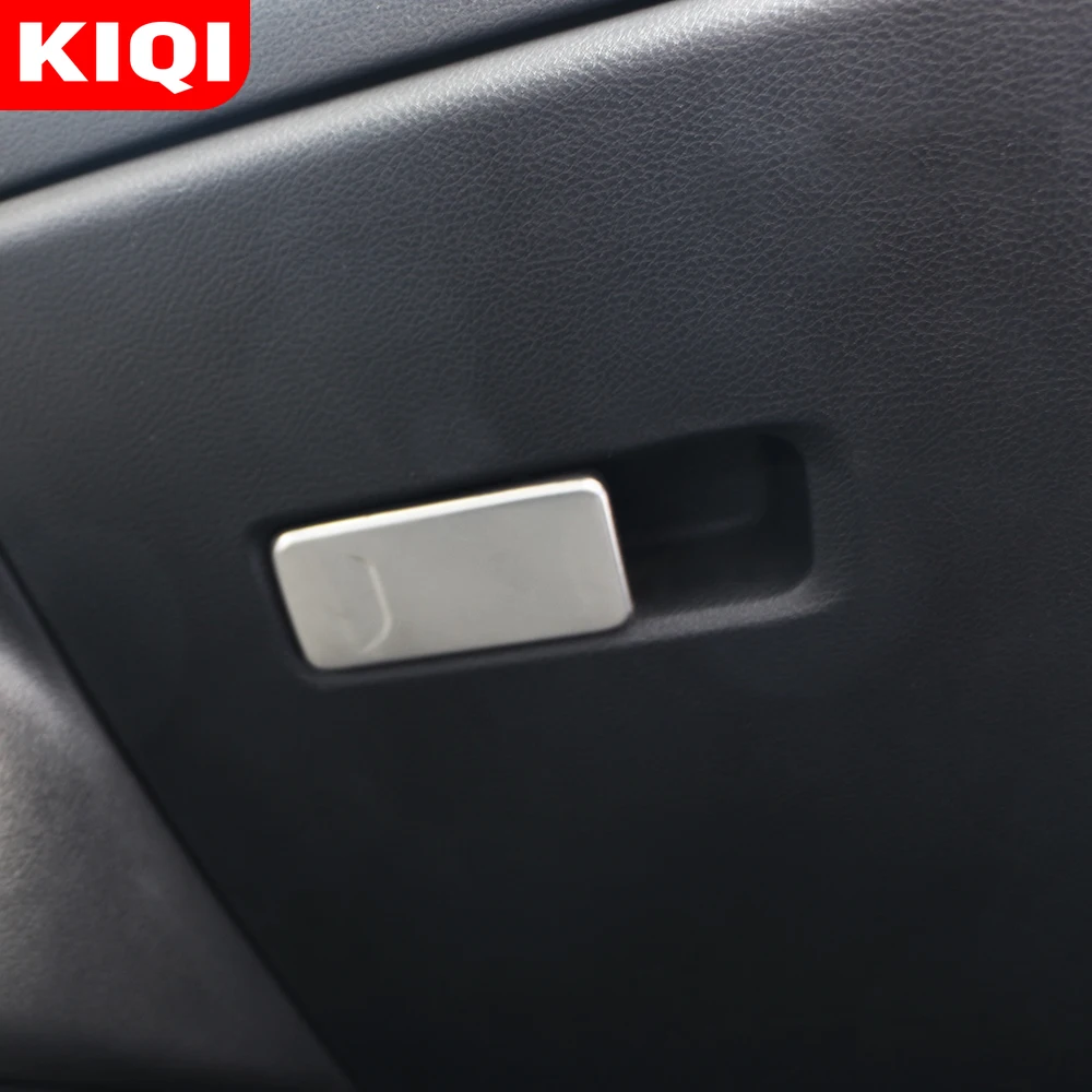 Car Interior Co-driver Storage Box Handle Decorative Bowl Cover Sticker for Jeep Renegade 2014-2019 Compass 2017-2019