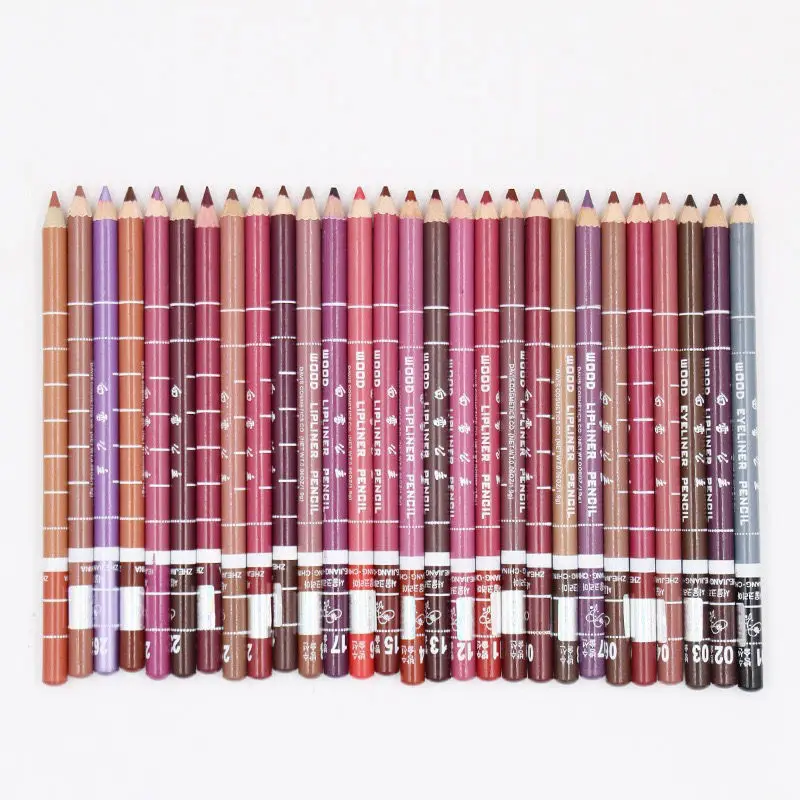 1pc matt braun Lip Liner Bleistift Lippen kontur Kontur dauerhafte wasserdichte Lippenstift pigmente feuchtigkeit spendende Lippen balsam Kosmetik