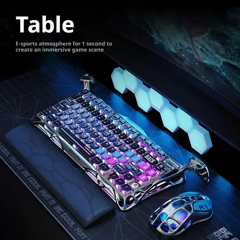 Gravastar Cocoon Breaking 75k1 Pro Mechanical Keyboard Tri Mode Mechanical Customized Aluminum Alloy Wireless Gaming Esports