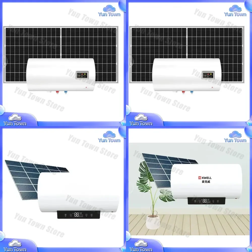 200L Rooftop Installation AC Solar Electric Water Heater for Photovoltaic PV Solar Water Heater System Home Use Outdoor