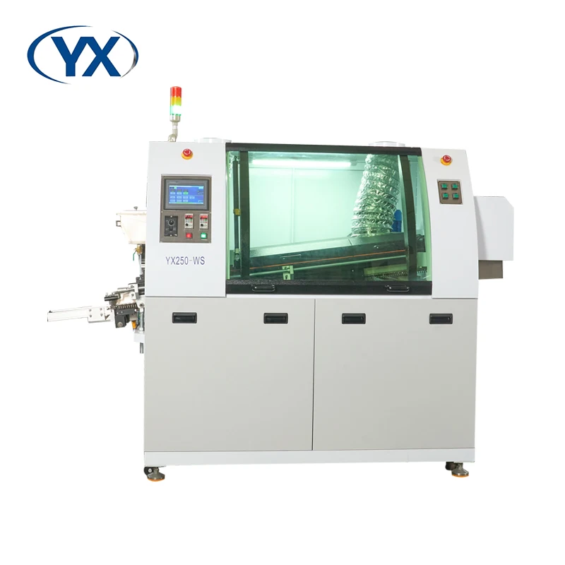 نظام الموثوقية والثبات YX250-WS آلة لحام الموجة المزدوجة لخط تجميع SMT