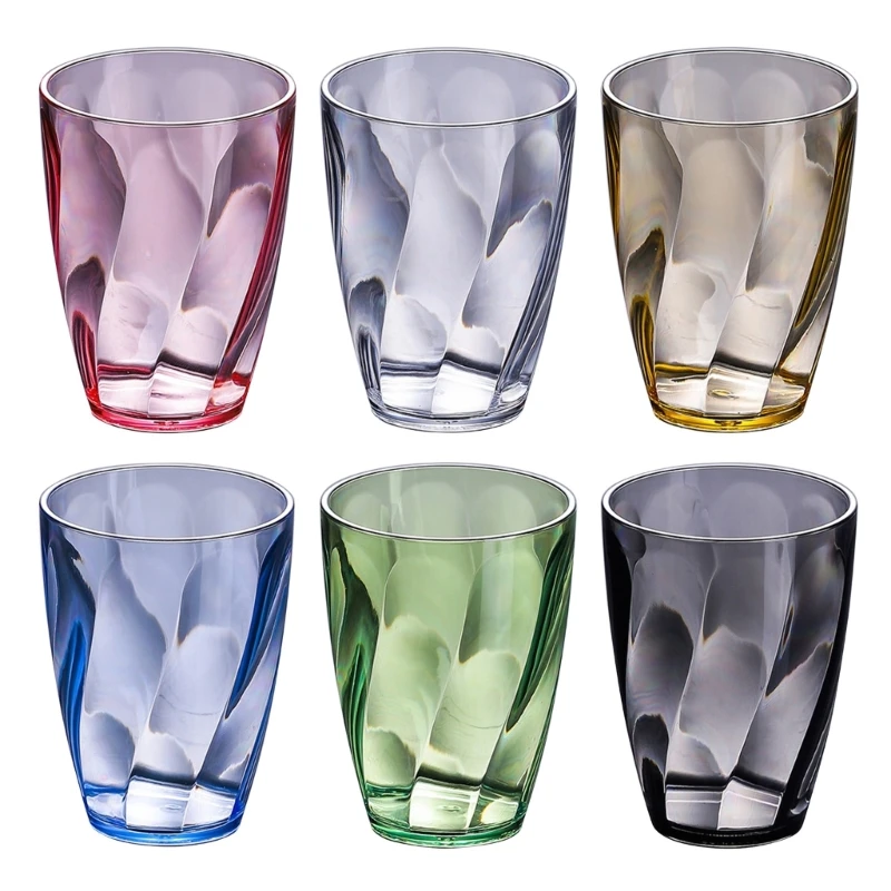 390ml Shatterproof Plastic Water Tumblers Unbreakable Drinking Glasses Reusable Beer Champagne Cup Dishwasher Safe