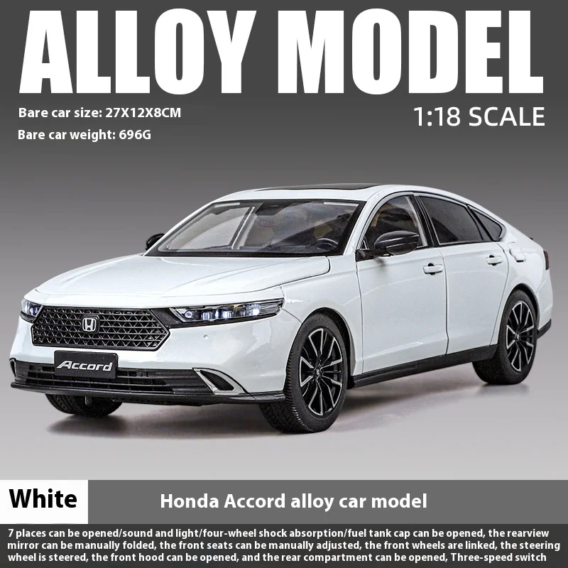 1:18 HONDA ACCORD Diecast Metal Car Model
