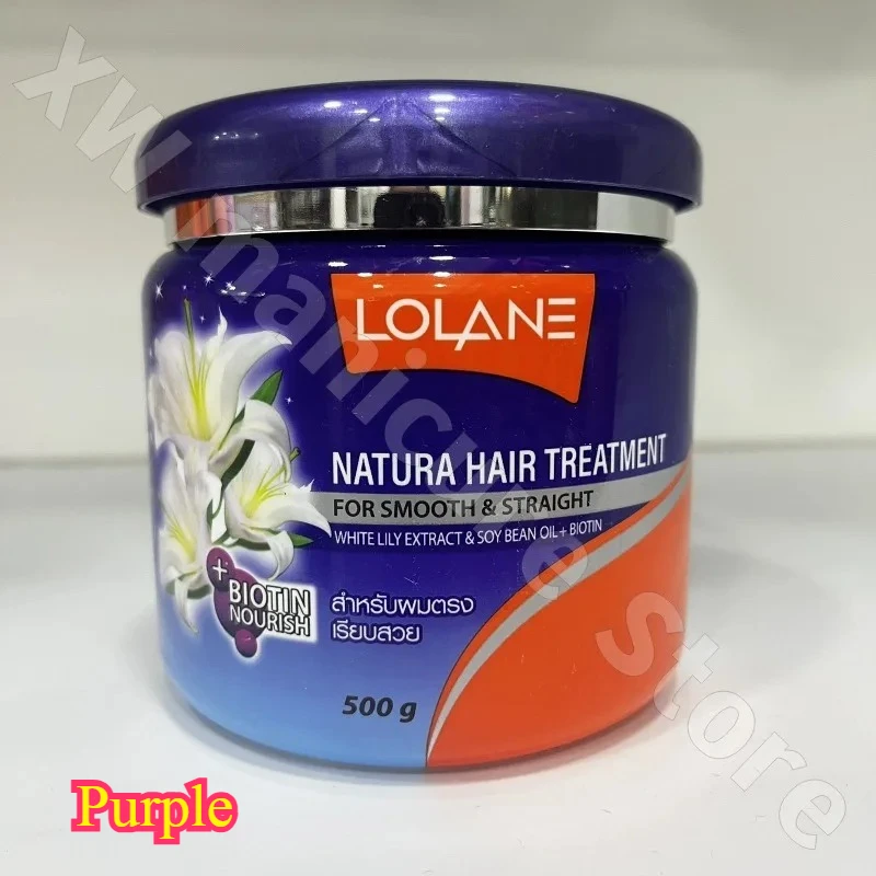 태국 LOLANE 헤어 마스크 컨디셔너 영양 및 수리 베이킹 오일 부드럽게 수리 건조 곱슬 펌 염료 손상 500ml