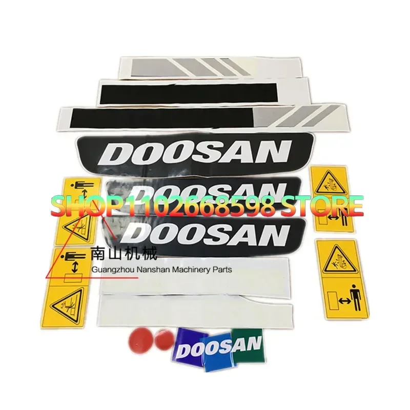 High quality Excavator Full Vehicle Stickers for Doosan DX60 75 80 150 260 300 350 380 Whole Car Sticker