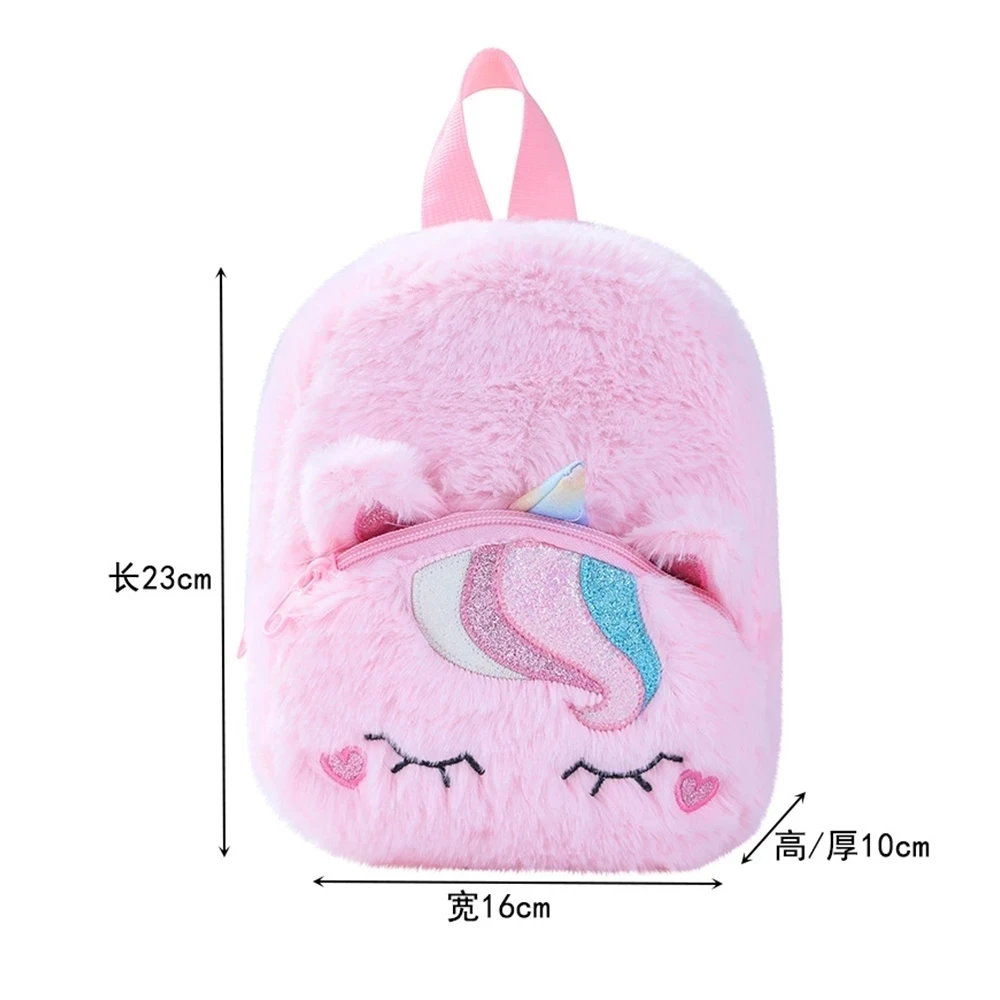 Embroidered Name Animals Girls Unicorn Kindergarten Bag Personalized School Bag Custom Name Backpack Kids Cute Shoulder Bags