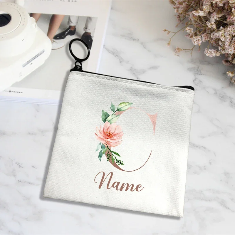 Customize Name Aesthetic Purse Card Holder Coin Lady Coin Purse Girls Wallet Cute Coin Purses Girl Wallet Mini Money Bag