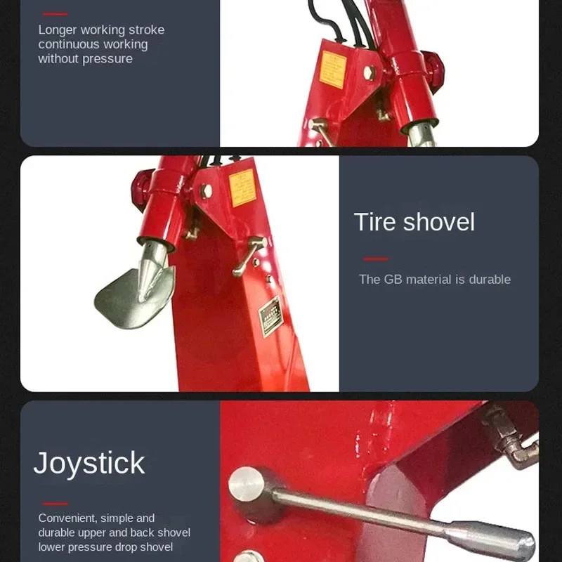 جديد شاحنة كهربائية الإطارات الكهربائية الالتقاط آلة محمل الأنبوب الداخلي مجرفة الإطارات آلة السيارات الهيدروليكية ضغط الإطارات ماك