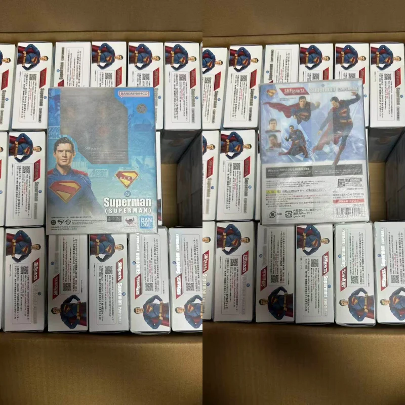 

Original Bandai Shfiguarts Superman 2025 New Movie Dc Justice League New Action Figure Collectible Display Model For Fans
