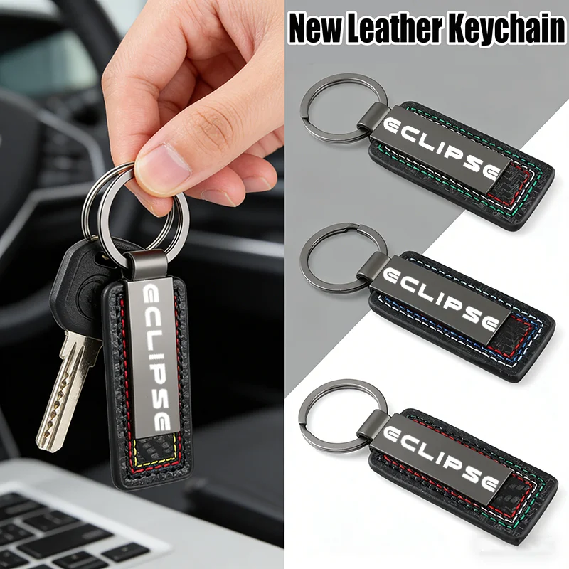 

Alloy Car Keychain Keyring Styling for Mitsubishi Eclipse Logo 2025 2024 2023 Key Chains Rings Buckle Pendant Gift Accessories