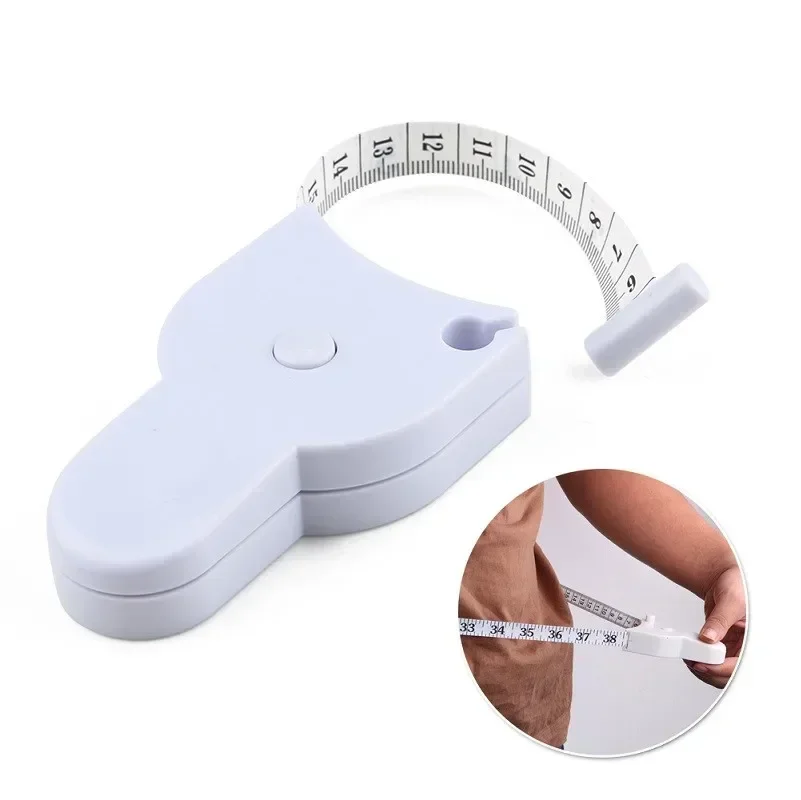 150cm Body Measuring Tape Sewing Metric Tape Retractable Ruler Measuring Tape Body  Weight Loss Fitness Accurate Ruler Tool