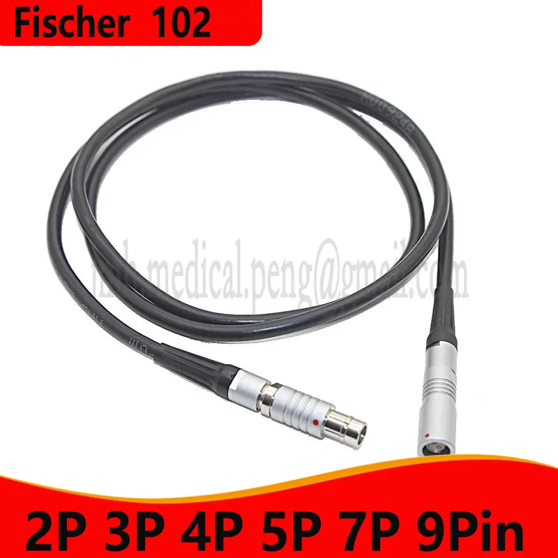 Compatible Fischer 102 0F 2 3 4 5 7 9Pin Connector Solder Cable Waterproof Push-Pull Self-Locking Male Plug Female Socket