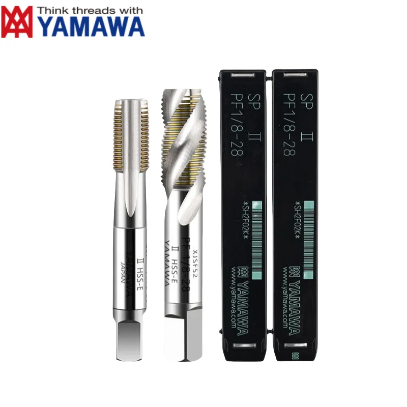 日本ヤマワ英国パイプストレート溝スパイラルタップアンコーティングナノコーティング PS RP PT RC G PF1/16 1/8 3/8 1/4-19 3/4 1/2-14 1-11