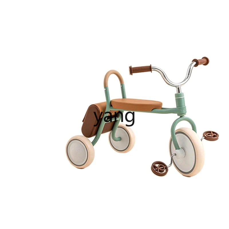 

CX Children's Tricycle Bicycle 1-3 Years Old Perambulator Luge Retro Baby Car Three-Wheel Pedal