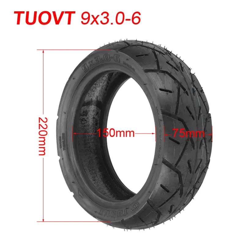 High Quality 9x3.0-6 Vacuum Tyre 9 Inch 9x3.00-6 Tubeless Tire for Electric Scooter, Mini Motorcycle Parts