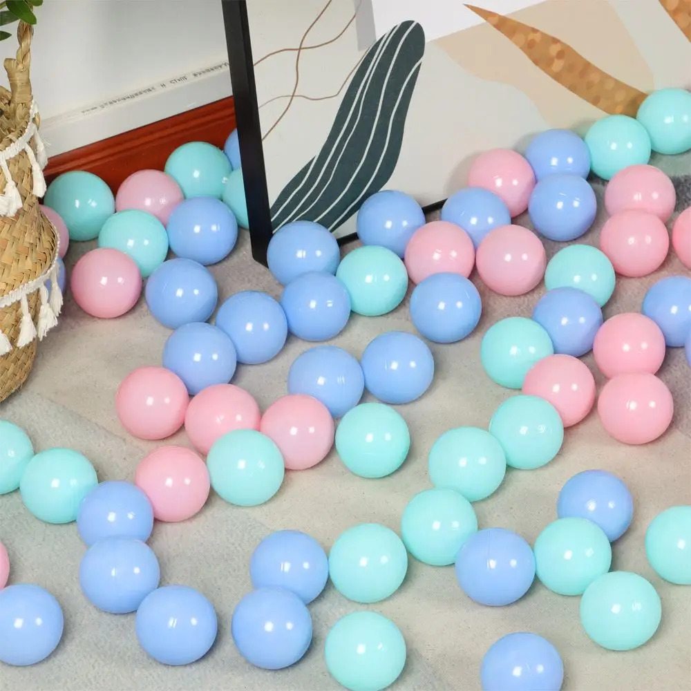 Pelota de deporte al aire libre para niños y bebés, juguete colorido y suave para piscina de agua, pelota de ola oceánica, globos de aire antiestrés ecológicos, 100 piezas