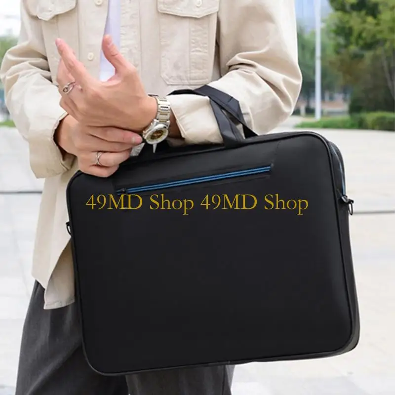 Bolsa para notebook 49MD para laptop 15,6 polegadas, computador capacidade Bolsa Bolsa