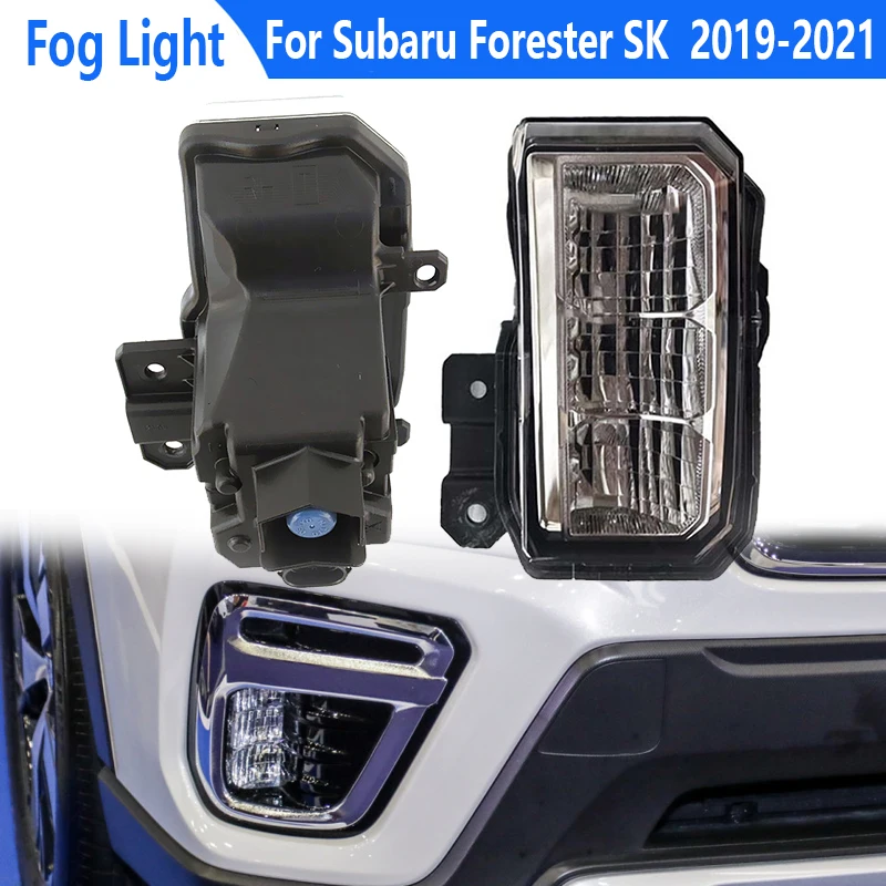 For Subaru Forester SK 2019 2020 2021 Car LED DRL Fog Light Auto Driving Lamp Daytime Running Light Bumper Lamp 84501SJ010