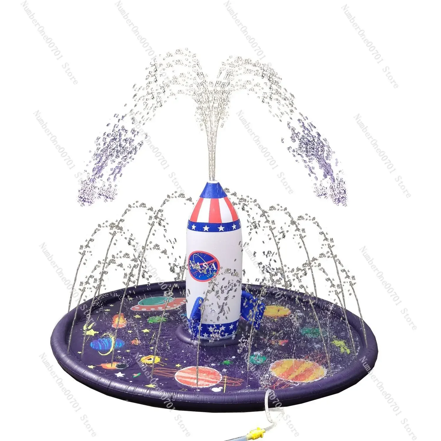 Outdoor Yard Children Play Water Sprinkler Children Inflatable Kweichow Moutai Water Spray Rocket