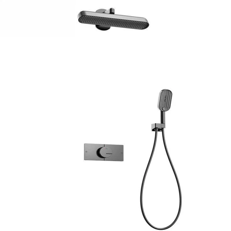 

Concealed long waterfall rain into the wall shower Hotel project Embedded shower