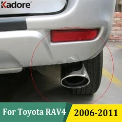For Toyota RAV4 RAV 4 2006 2007 2008 2009 2010 2011 Stainless Steel Modified Car Rear Round Exhaust Tail Muffler Accessories