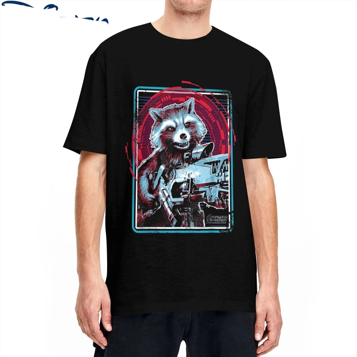 Guardians Of The Galaxy T Shirt Men Women Pure Cotton T-Shirt Rocket Raccoon Digital Abstract Tees Short Sleeve Tops